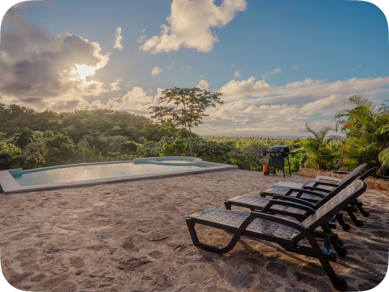Dominican Republic four-bedroom private hillside villa gallery photo 7
