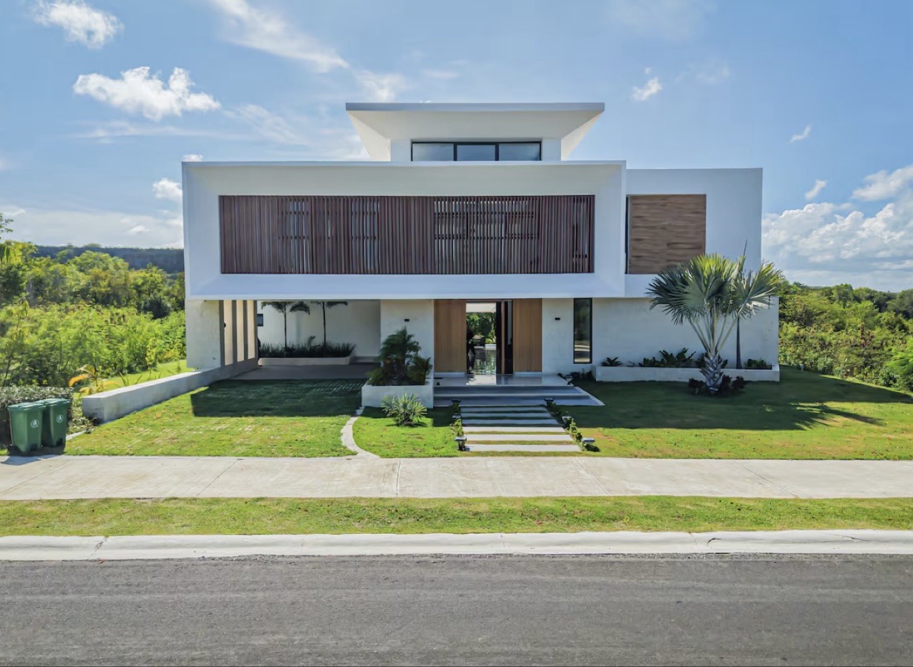 Exterior of the brand new private-pool villa in the Dominican Republic