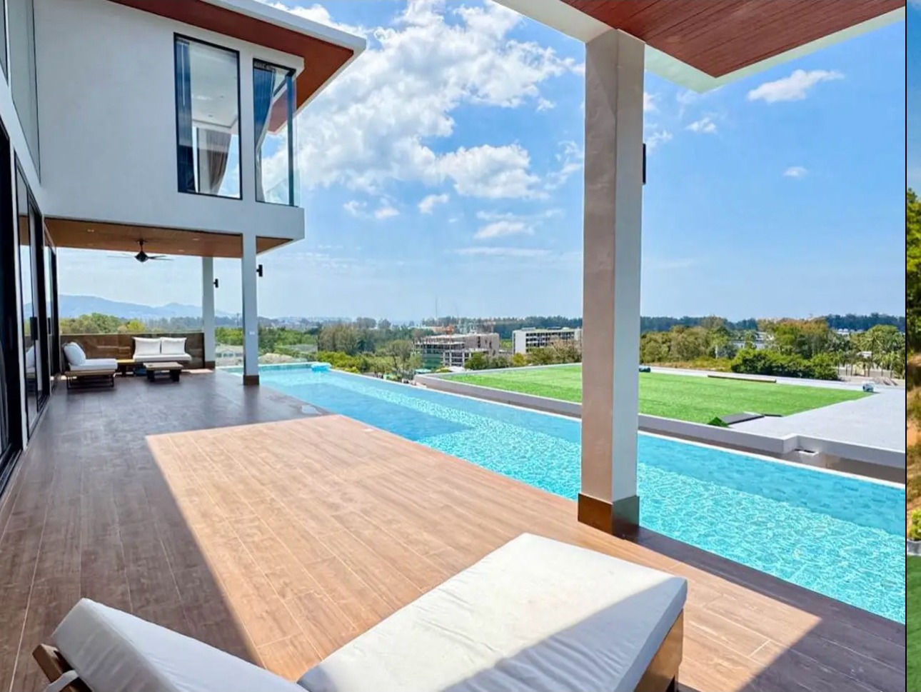 Interior view of the six-bedroom Thailand villa