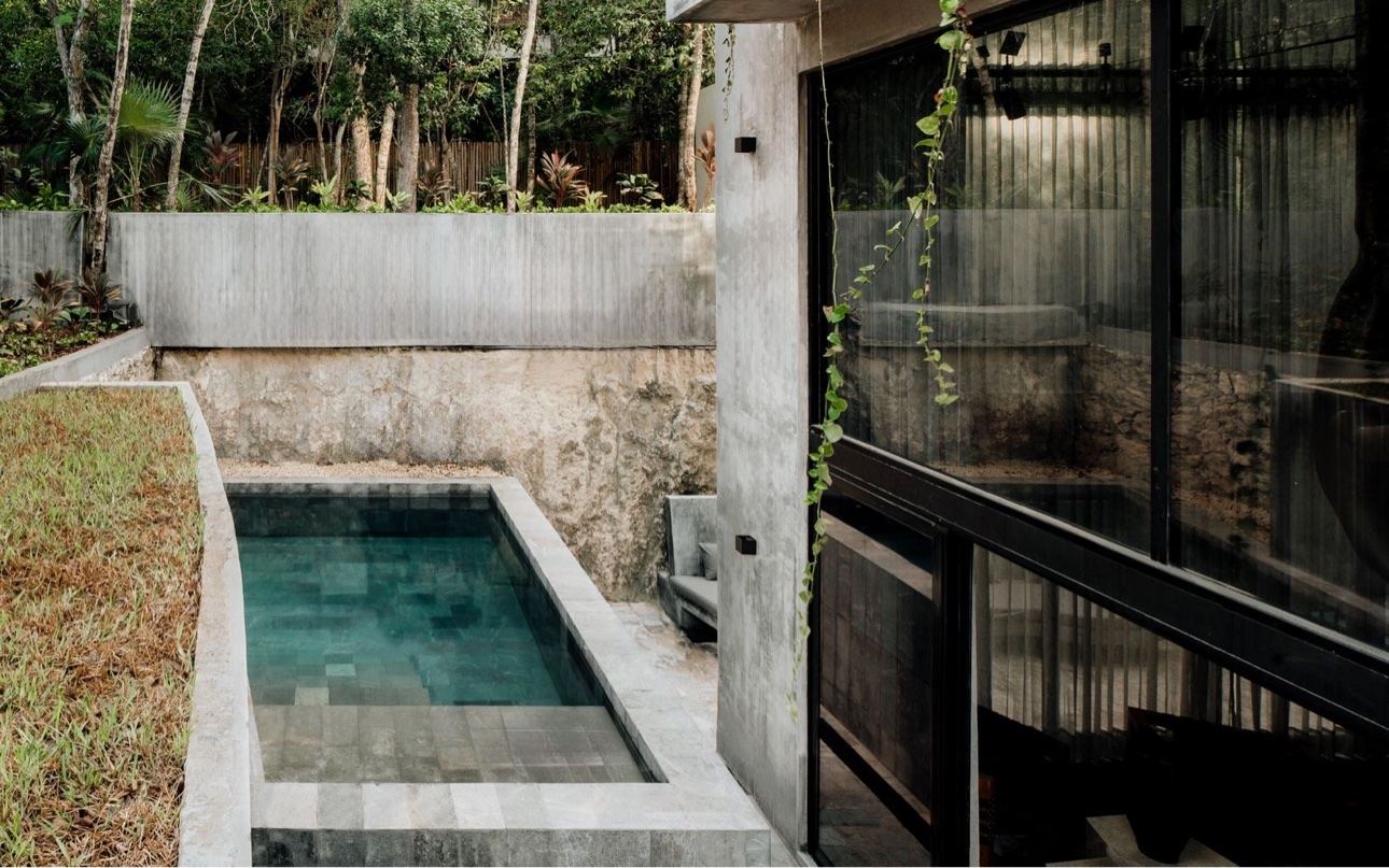 Additional interior view of the Tulum beachfront villa